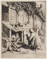 KG 04249
<br/>
De schoenmaker
<br/>
<em>Ostade, Adriaen van (1610-1684)</em>
